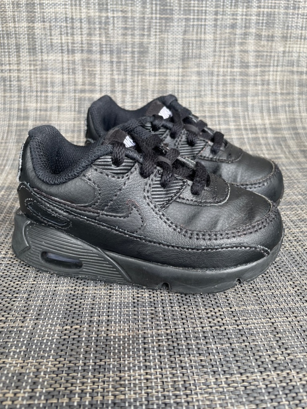 Nike Air Max 90 TD 'Triple Black' Active Sneakers Infant Shoes size 7